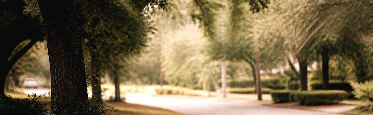 A residential street in Gwinnett County, Georgia